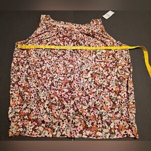 LOFT Multicolor Floral Skirt